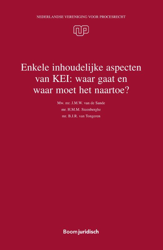 Omslag van Enkele inhoudelijke aspecten van KEI: waar gaat en waar moet het naartoe?