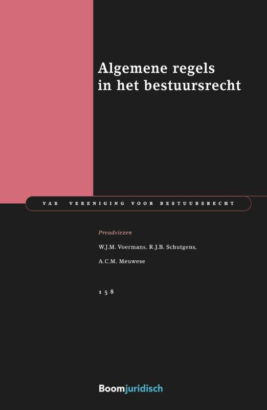 Omslag van Algemene regels in het bestuursrecht