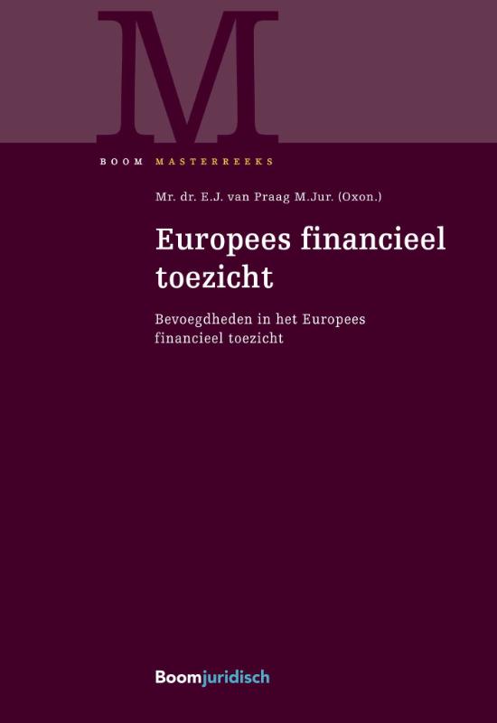 Omslag van Europees financieel toezicht