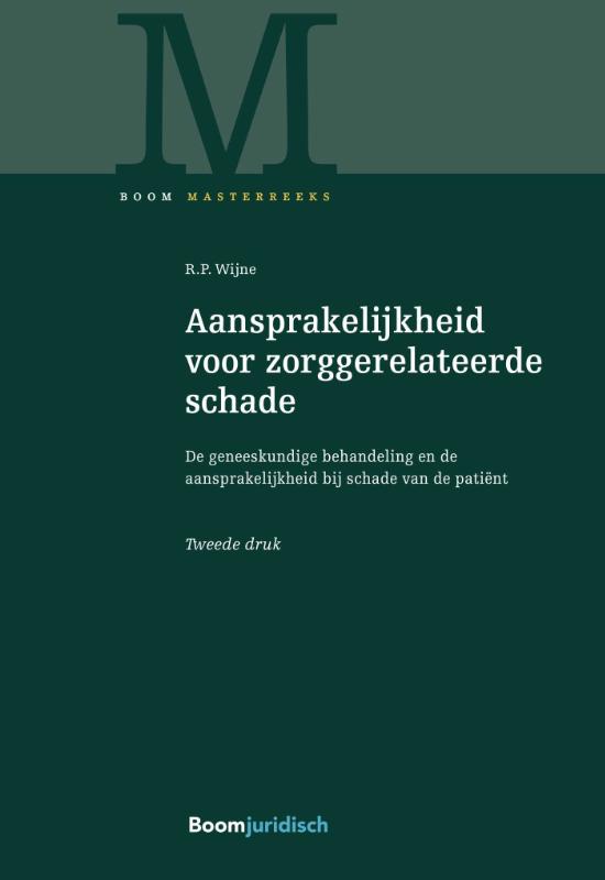 Omslag van Aansprakelijkheid voor zorggerelateerde schade