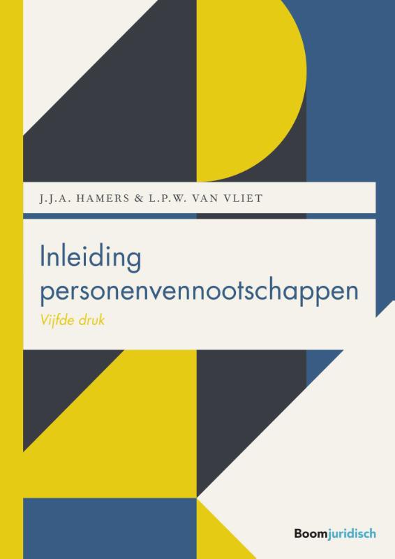 Omslag van Inleiding personenvennootschappen