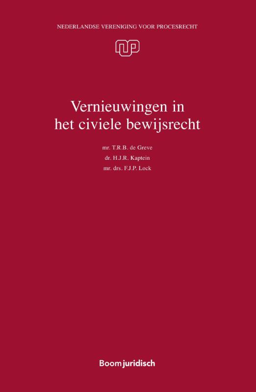 Omslag van Vernieuwingen in het civiele bewijsrecht