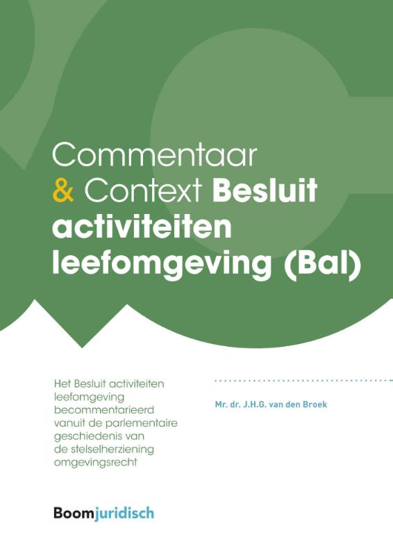 Omslag van Besluit activiteiten leefomgeving (Bal)