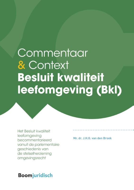 Omslag van Besluit kwaliteit leefomgeving (Bkl)