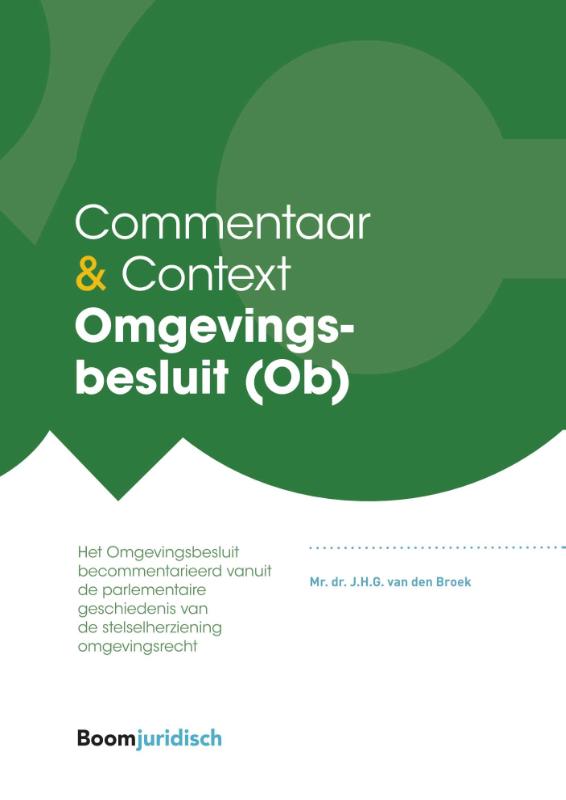 Omslag van Commentaar & Context Omgevingsbesluit