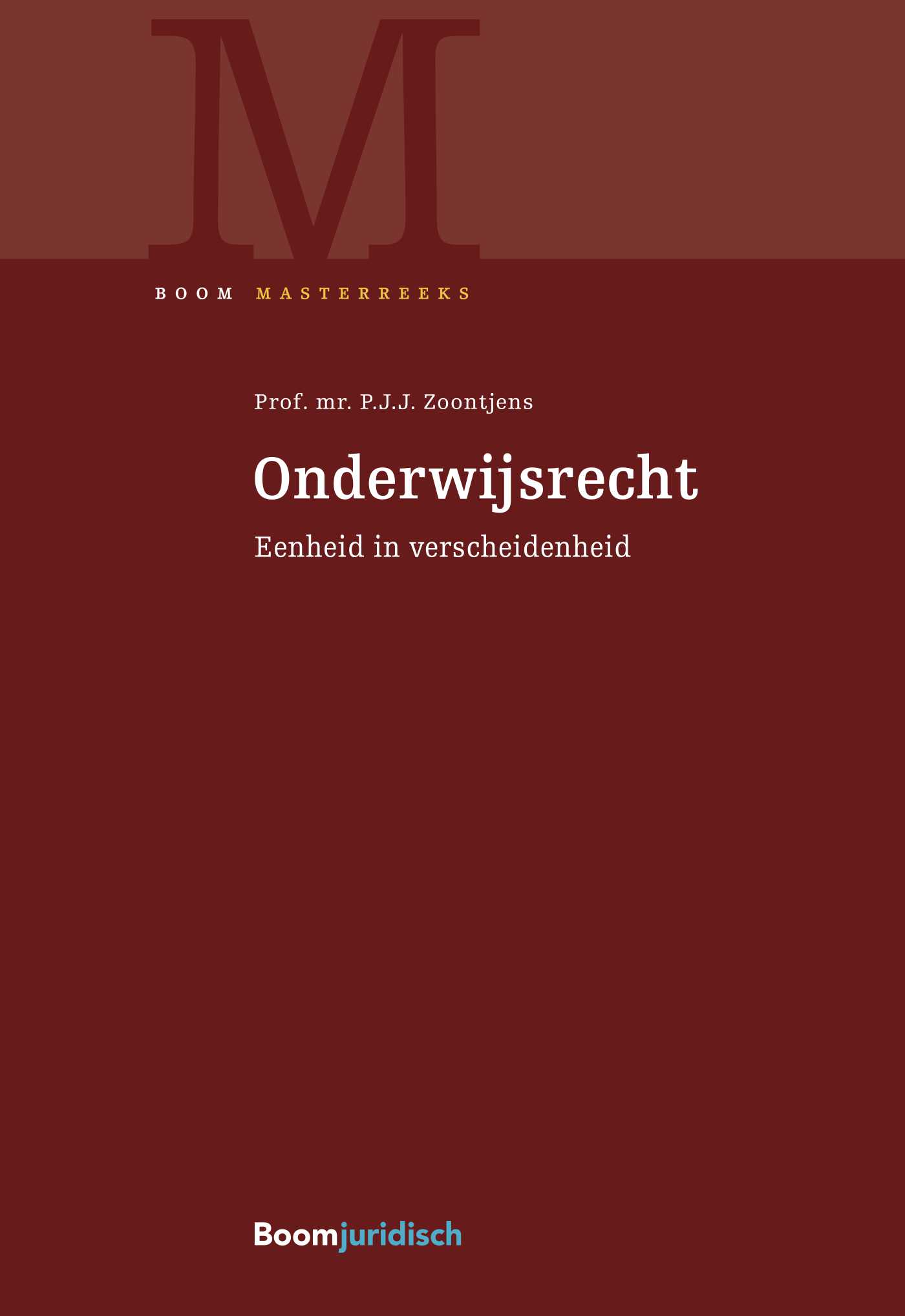 Omslag van Onderwijsrecht