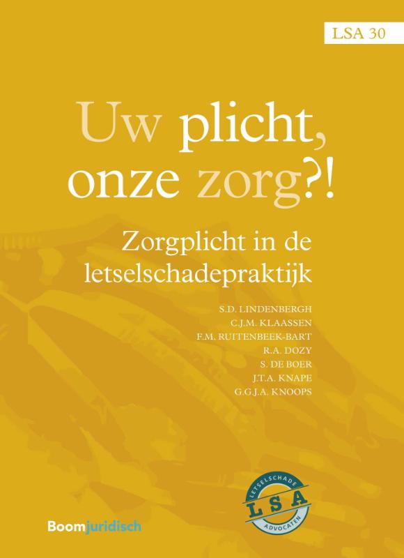 Omslag van Uw plicht, onze zorg?!