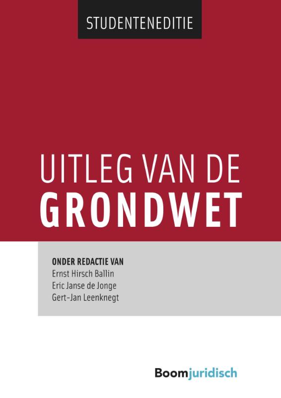 Omslag van Uitleg van de Grondwet