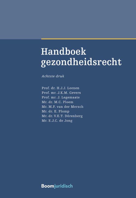 Omslag van Handboek gezondheidsrecht