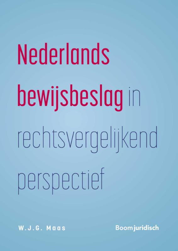 Omslag van Nederlands bewijsbeslag in rechtsvergelijkend perspectief