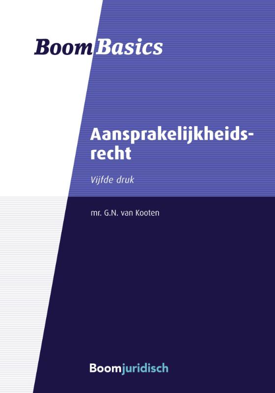 Omslag van Boom Basics Aansprakelijkheidsrecht