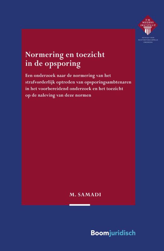Omslag van Normering en toezicht in de opsporing
