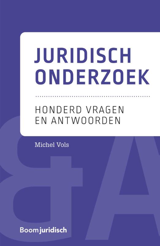 Omslag van Juridisch onderzoek