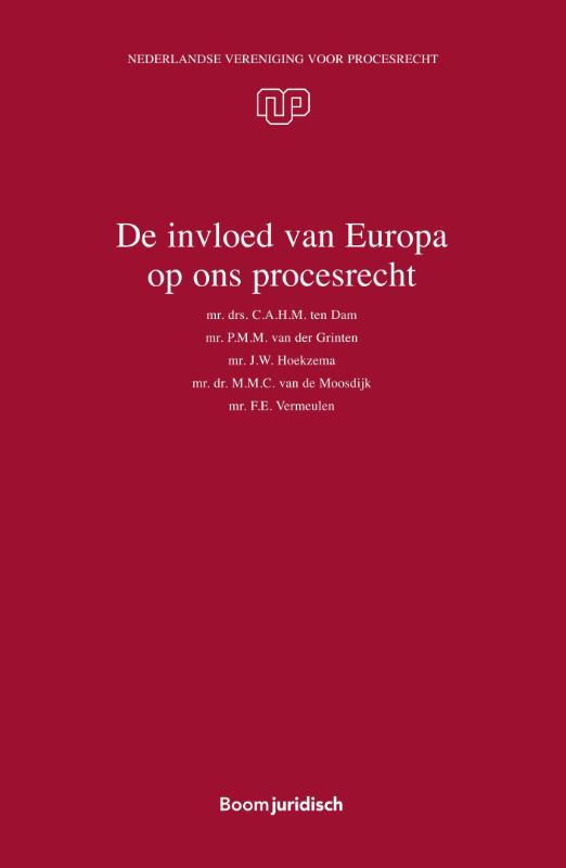 Omslag van De invloed van Europa op ons procesrecht