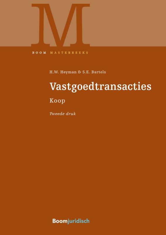 Omslag van Vastgoedtransacties