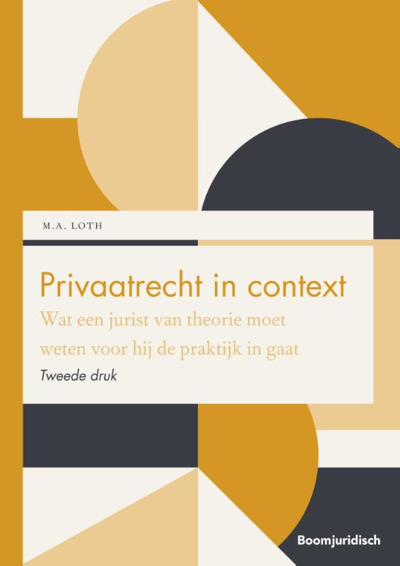 Omslag van Privaatrecht in context
