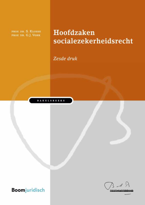Omslag van Hoofdzaken socialezekerheidsrecht