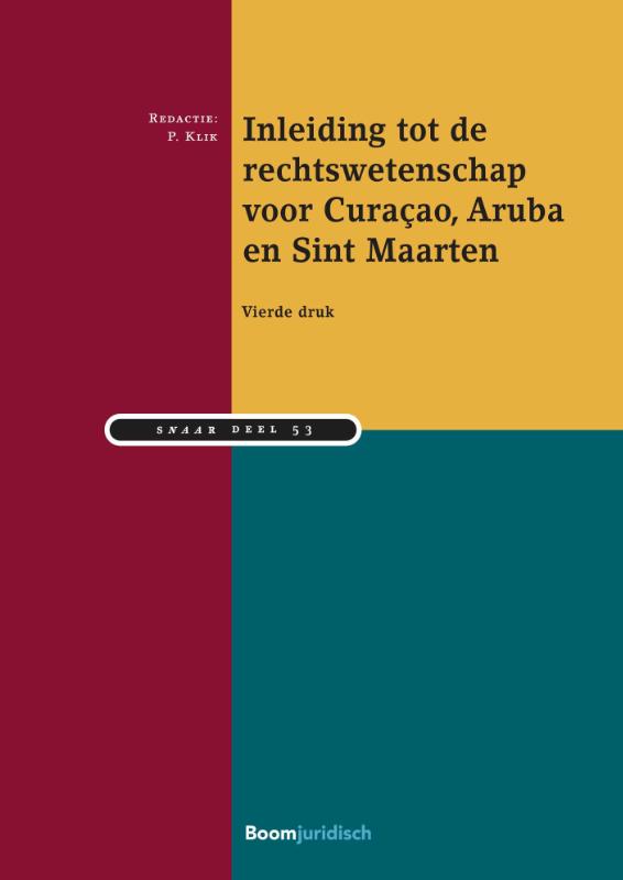 Omslag van Inleiding tot de rechtswetenschap voor Curaçao, Aruba en Sint Maarten