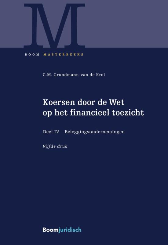 Omslag van deel IV Beleggingsondernemingen