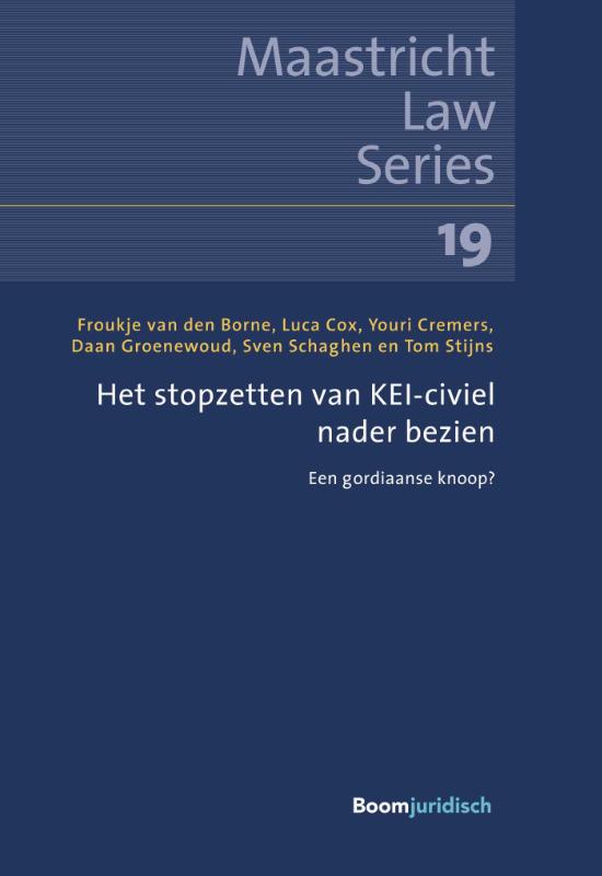 Omslag van Het stopzetten van KEI-civiel nader bezien