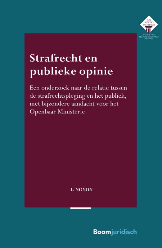 Omslag van Strafrecht en publieke opinie