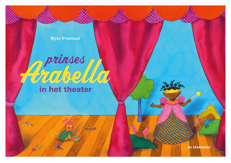 Omslag van Kamishibai Prinses Arabella in het theater