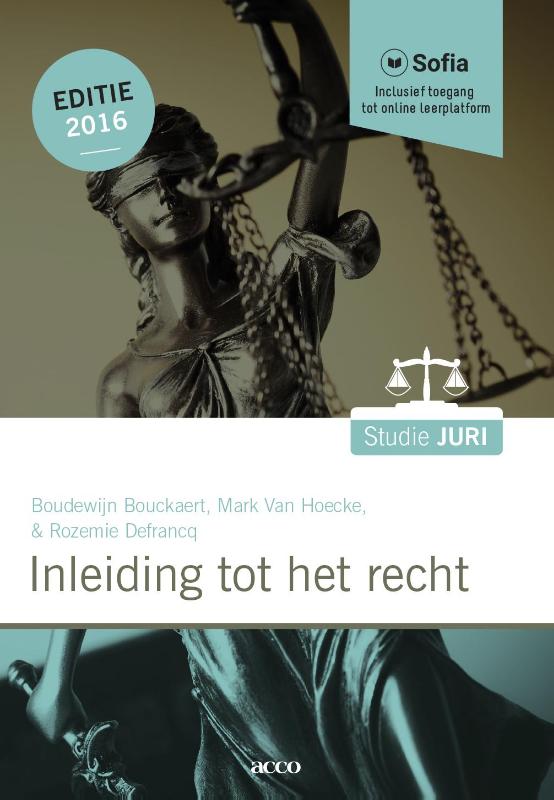 Omslag van Inleiding tot het recht