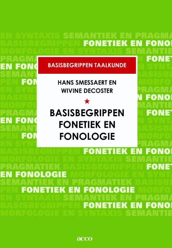 Omslag van Basisbegrippen fonetiek en fonologie