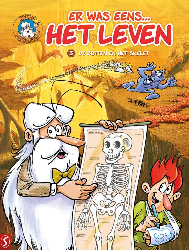 Omslag van Er was eens... Het leven 3: De botten en het skelet