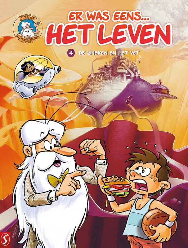 Omslag van Er was eens... Het Leven 4: De spieren en het vet