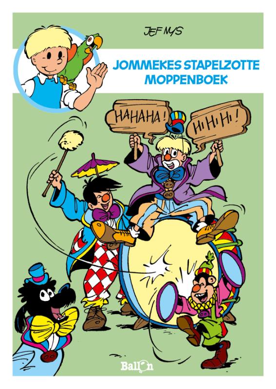 Omslag van Jommekes stapelzotte moppenboek