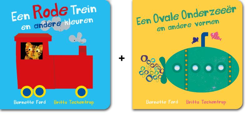 Omslag van Rode Trein en Ovale Onderzeeer SET