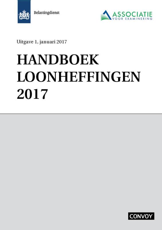 Omslag van Handboek Loonheffingen 2017