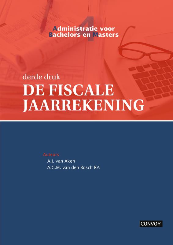 Omslag van ABM 4 De Fiscale Jaarrekening Theorieboek 3e druk