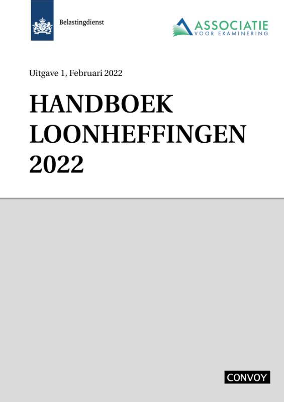 Omslag van Handboek Loonheffingen 2022
