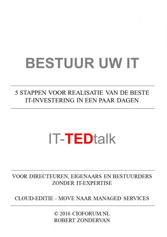 Omslag van Bestuur uw IT!