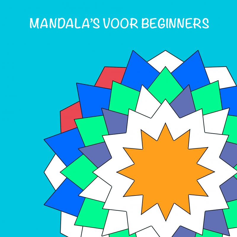 Omslag van Mandala's voor beginners - Mandala kleurboek