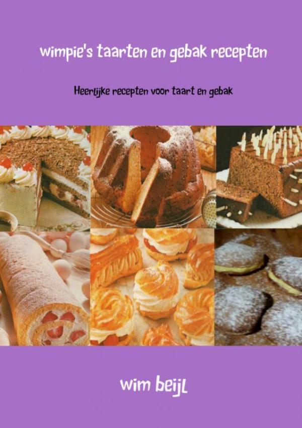 Omslag van Wimpie's taarten en gebak recepten