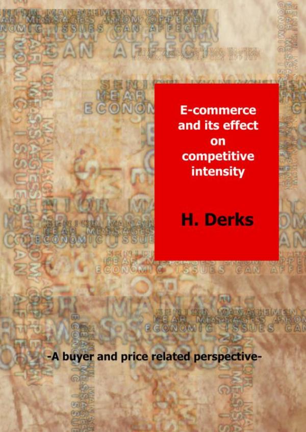 Omslag van E-commerce and its effect on competitive intensity