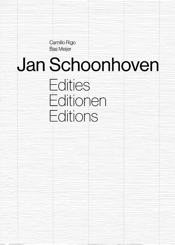 Omslag van Jan Schoonhoven