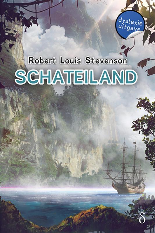 Omslag van Schateiland-dyslexie uitgave
