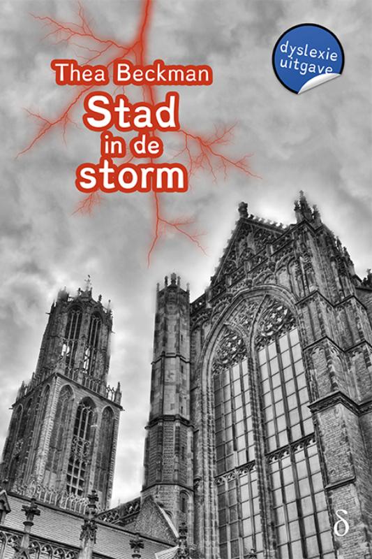 Omslag van Stad in de storm - dyslexie uitgave