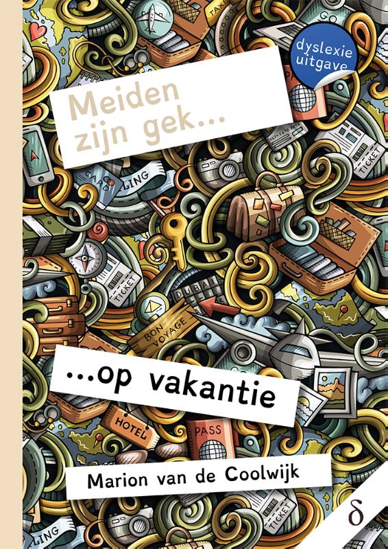 Omslag van Meiden zijn gek… op vakantie - dyslexie uitgave