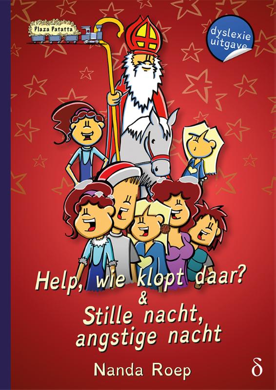 Omslag van Help, wie klopt daar - Stille nacht, angstige nacht - dyslexie uitgave