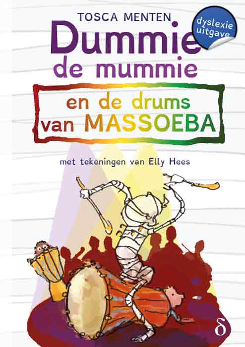 Omslag van Dummie de mummie 7 en de drums van Massoeba