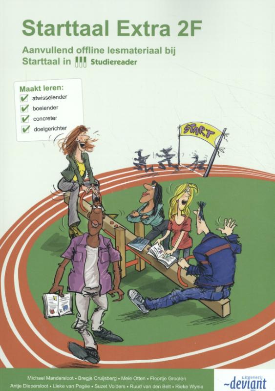 Omslag van Studiereader Starttaal 2F Extra WL24