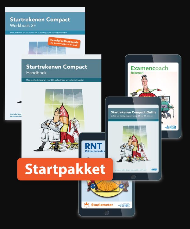 Omslag van Combipakket Startrekenen Compact 2F HWL12 folioset-ECK