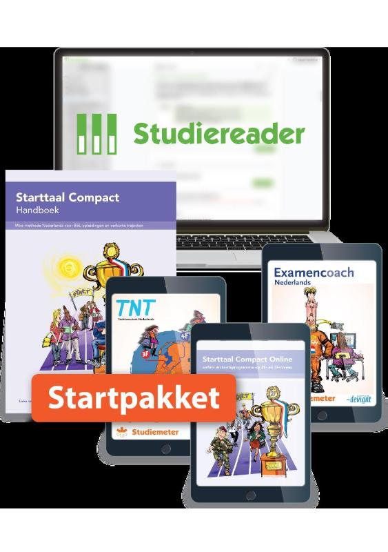 Omslag van Studiereader Starttaal Compact 2F/3F 12M Startpakket
