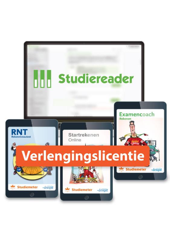 Omslag van Verlengingslicentie Studiereader Startrekenen mbo 6M