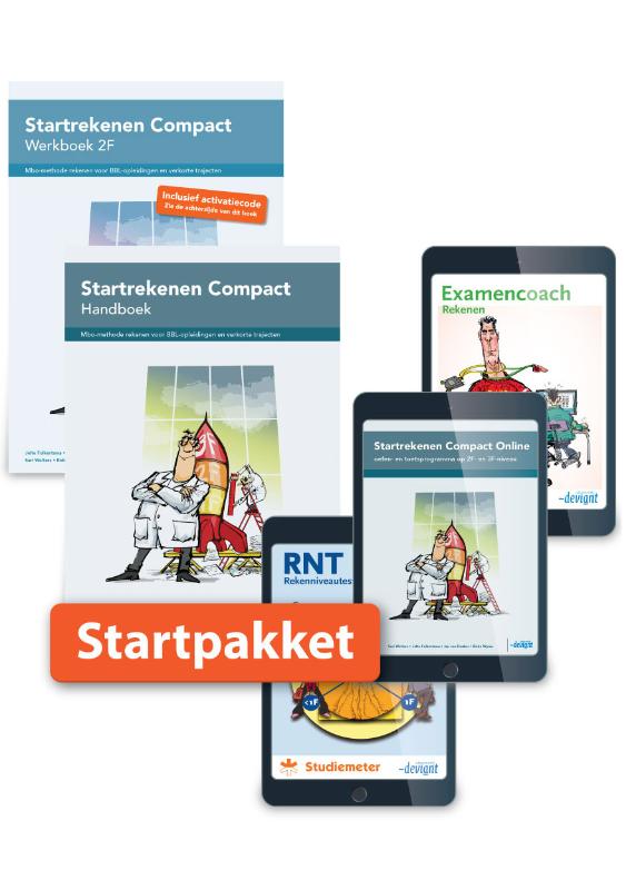 Omslag van Startrekenen Compact 2F Startpakket